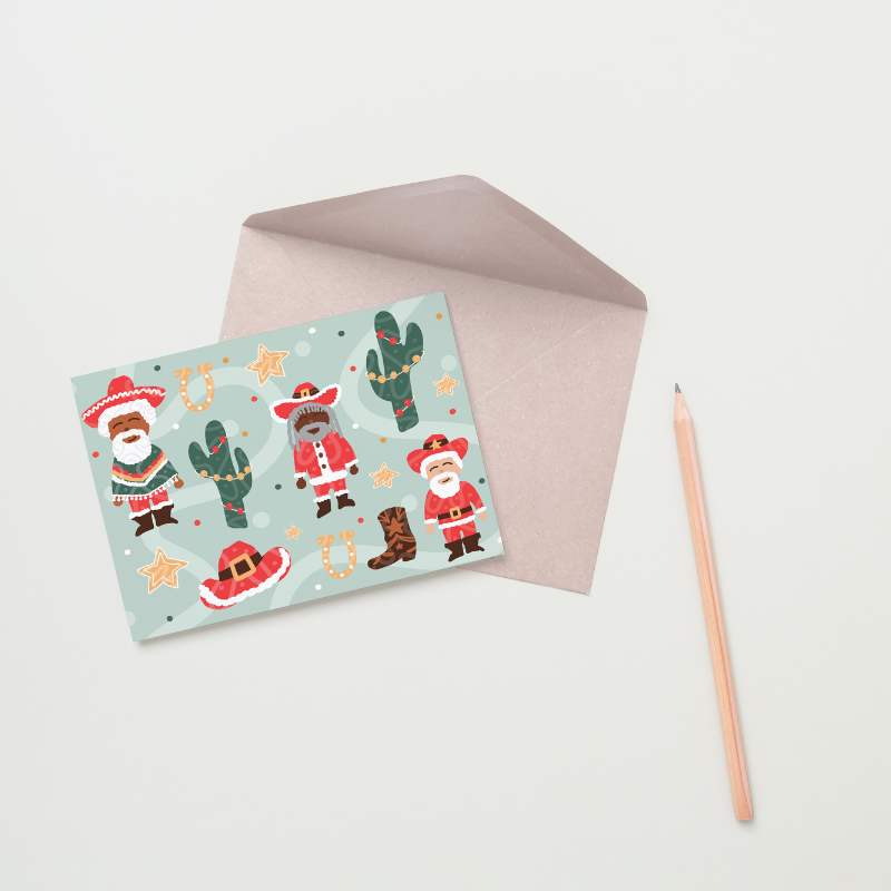 Texmas Greeting Card