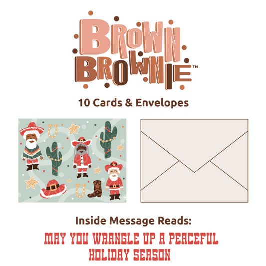 Texmas greeting card on white background