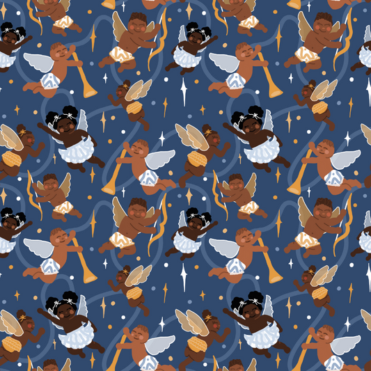 Cherubs Wrapping Paper season of joy wrapping paper Cherubs season of joy wrapping paper with matching tissue paper for Christmas gifts