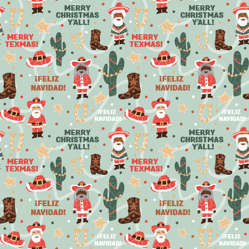 Texmas Gift Bag + Tissue Paper