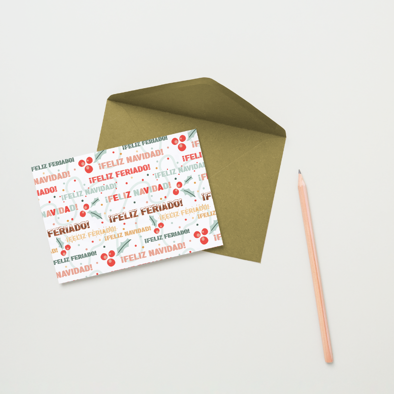Feliz Navidad Greeting Card