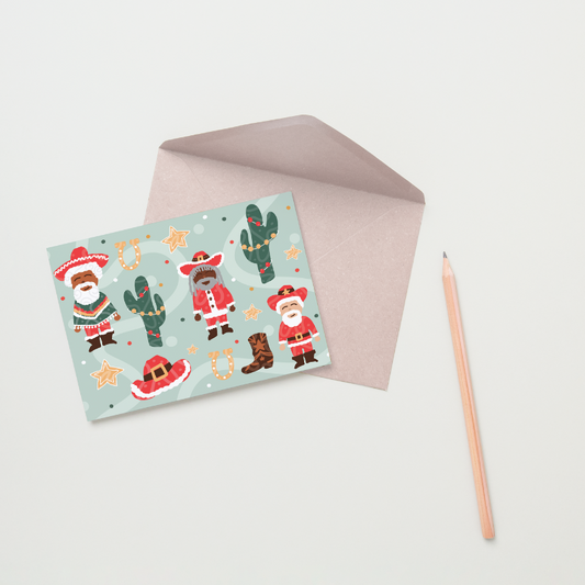 Texmas Greeting Card