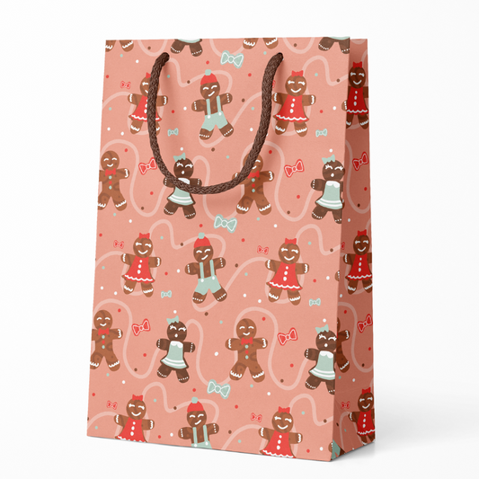 Gingerbread Gift Bag + Tissue Paper