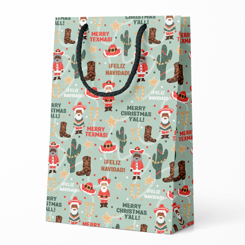 Texmas Gift Bag + Tissue Paper